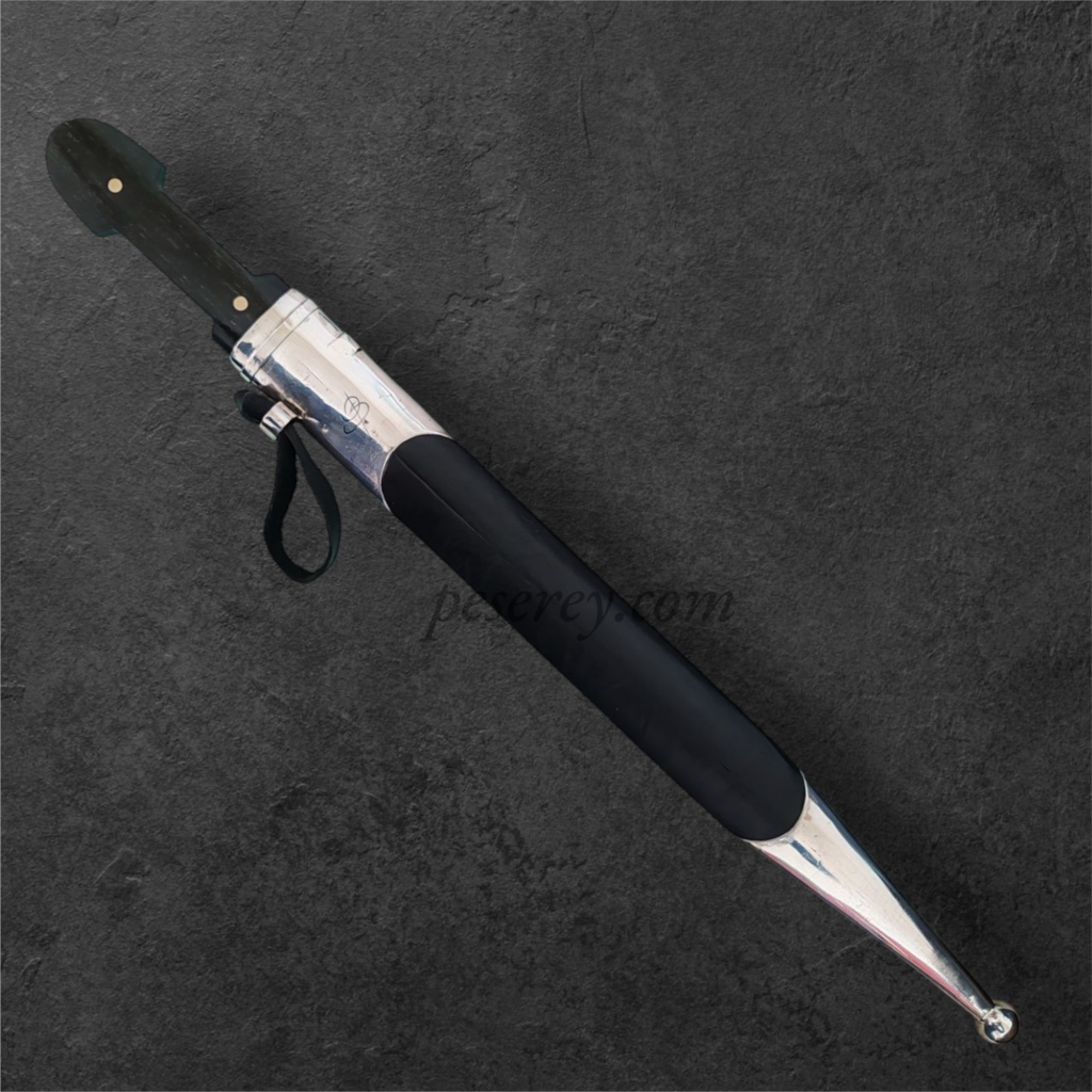 Circassian / Caucasian Kindjal (Dagger) - Damascus Blade, Siver&Niello Decorated