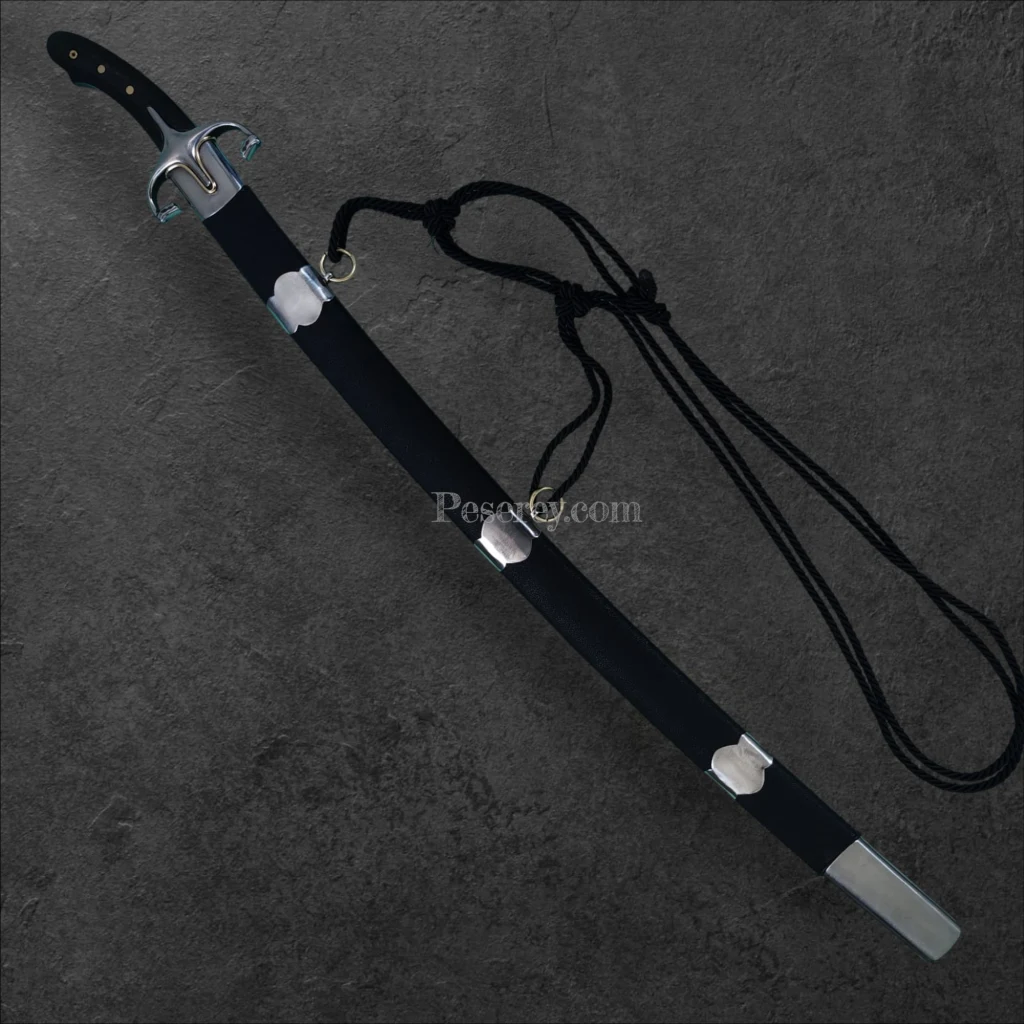 14-15th Century Mamluk Saber Steel Guard and Fittings