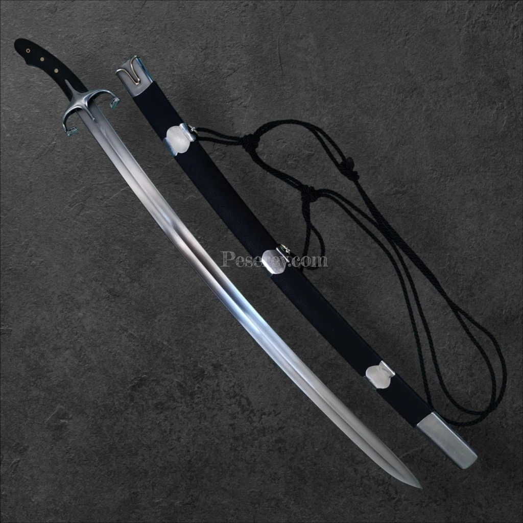 14-15th Century Mamluk Saber Steel Guard and Fittings