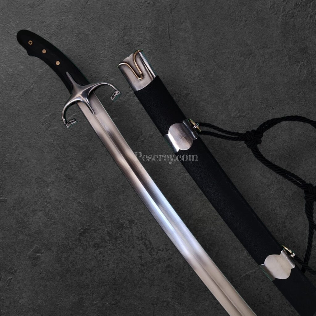 14-15th Century Mamluk Saber Steel Guard and Fittings