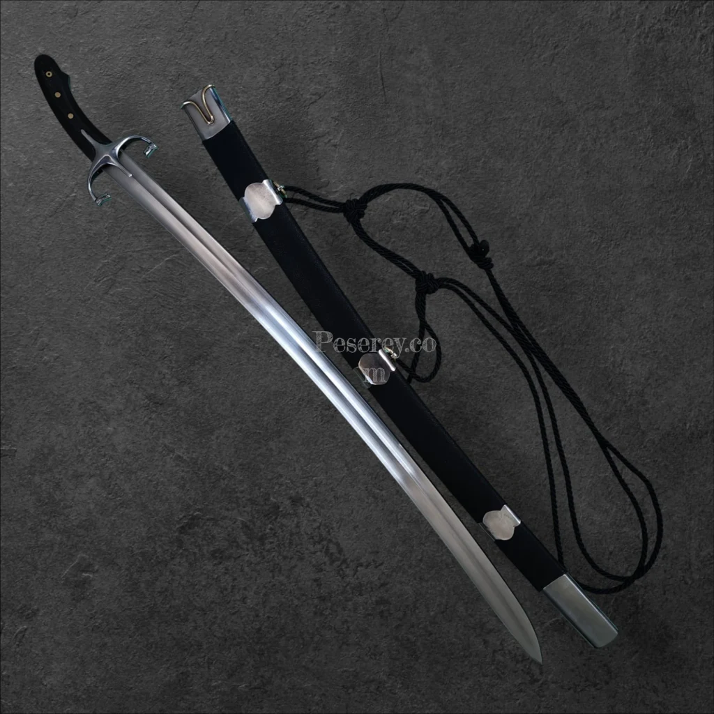 14-15th Century Mamluk Saber Steel Guard and Fittings