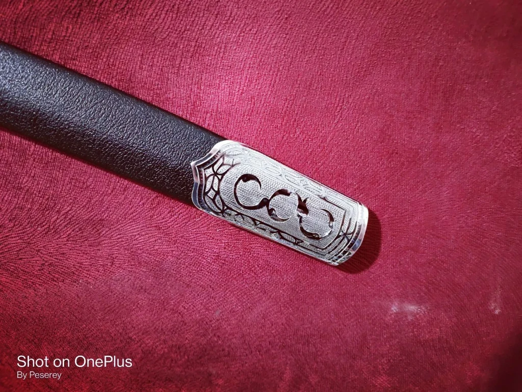 Circassian / Caucasian Shashka - Damascus Blade - Silver&Niello Decorated
