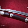 Circassian / Caucasian Shashka - Damascus Blade - Silver&Niello Decorated
