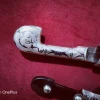 Circassian / Caucasian Shashka - Damascus Blade - Silver&Niello Decorated