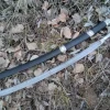 Circassian / Caucasian Shashka - Damascus Blade - Silver&Niello Decorated