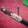 Circassian/Caucasian Kindjal (Dagger) - Silver Niello Decorated - Carbon Blade