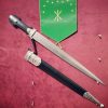 Circassian/Caucasian Kindjal (Dagger) - Silver Niello Decorated - Carbon Blade