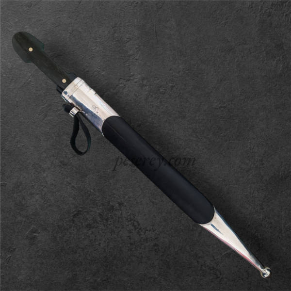 Circassian / Caucasian Kindjal (Dagger) - Damascus Blade, Siver&Niello Decorated - Image 5